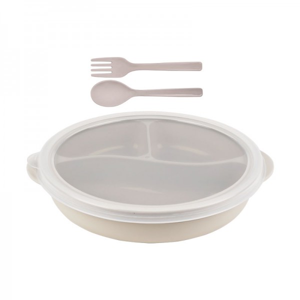 Lunch Box with Spoon and Fork 4606